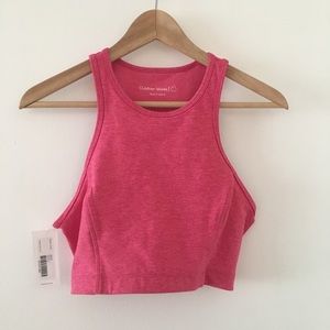 outdoor voices athena crop in flamingo size large